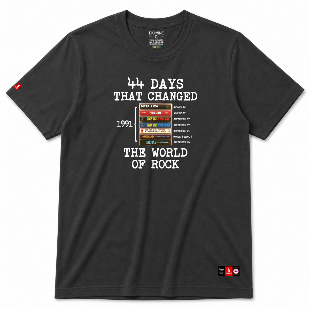 Camiseta 44 Days - 1991