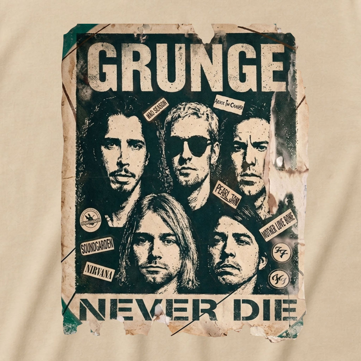 Camiseta Cartaz Grunge