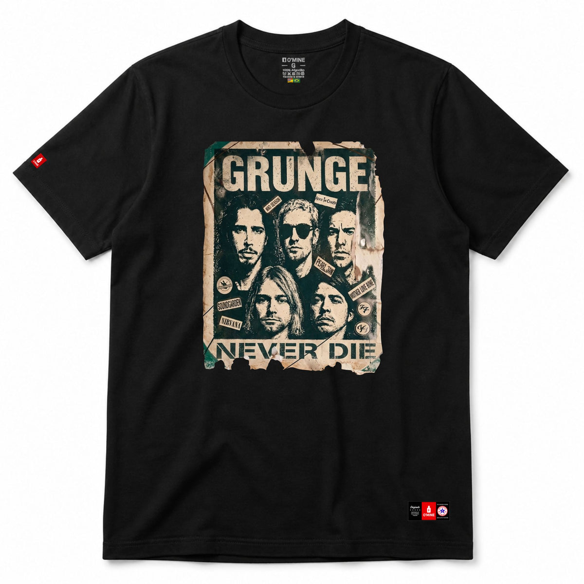 Camiseta Cartaz Grunge