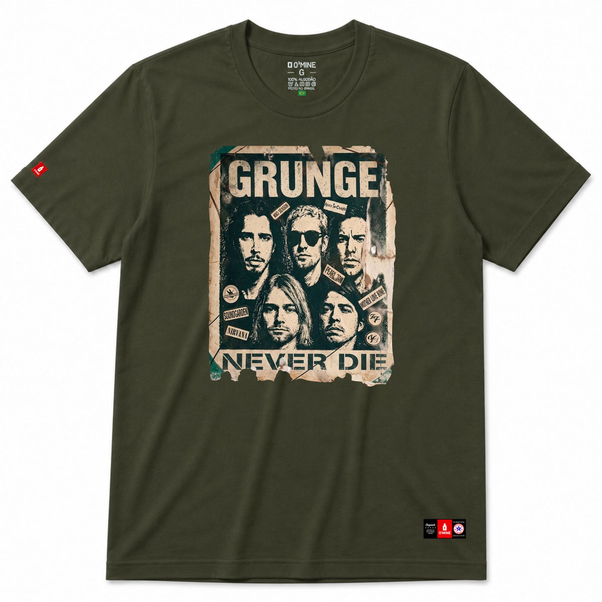 Camiseta Cartaz Grunge